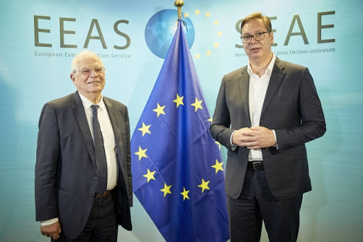 I Vučić i Hoti se sastali sa Borelom i Lajčakom