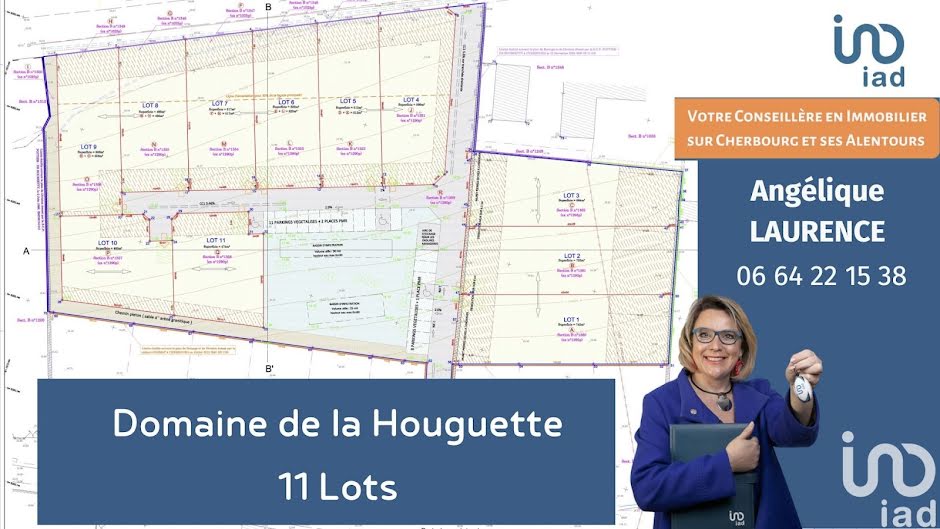 Vente terrain  517 m² à Bretteville (50110), 154 000 €