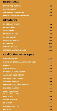 Cafe De Bliss menu 1