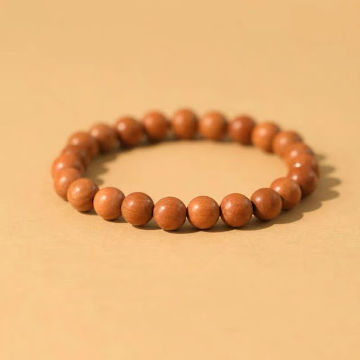 Title 2, Peach Wood Bracelet Womens Crafts Single Circl...
