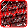 Live 3D Neon Red Heart Keyboard Theme icon