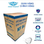 [ 1 Thùng - 300 Cái ] Khẩu Trang 4 Lớp Kf94 Minh Vượng - Chống Bụi Mịn Và Kháng Khuẩn