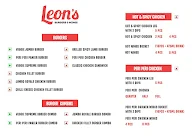 Leon's Burgers & Wings menu 1