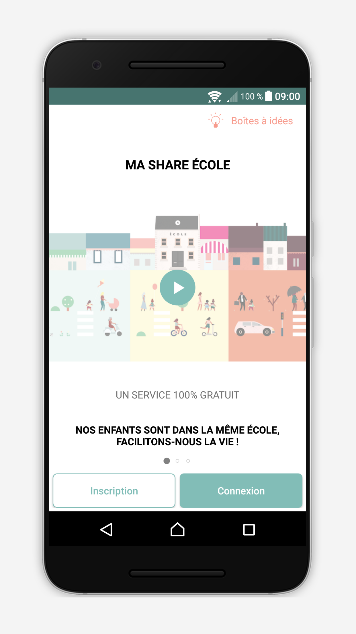 Android application Ma Share École screenshort