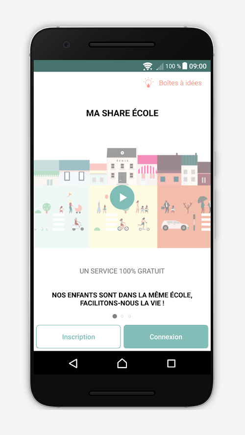 Android application Ma Share École screenshort