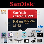 Thẻ Nhớ Microsdxc Sandisk Extreme Pro A2 - 64Gb V30 U3 Class 10 Uhs - I 200Mb/S 170Mb/S ( Sdsqxcu - 064G - Gn6Ma)