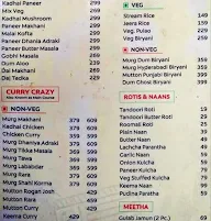 Punjabi Angeethi Restaurant Since 2001 menu 1