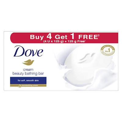 Dove Cream Beauty Bathing Bar - 4*125 gm