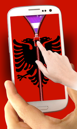 免費下載個人化APP|Albania Flag Zipper LockScreen app開箱文|APP開箱王