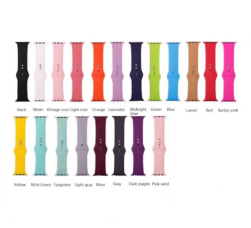 Title 2, Watch Double Nail Silicone Watch Strap