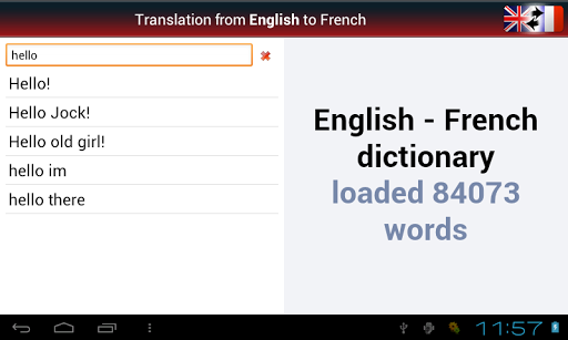 English-French? OK!