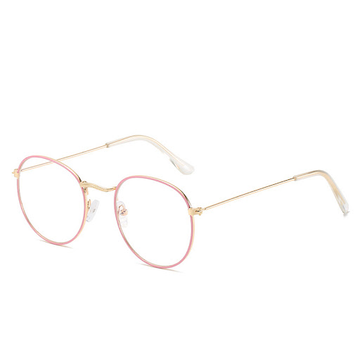 Title 2, Metal Frame Glasses For Women Vintage Anti Blue...