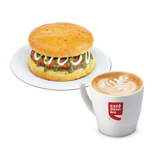 Tandoori Chicken Bun N Cappuccino Combo