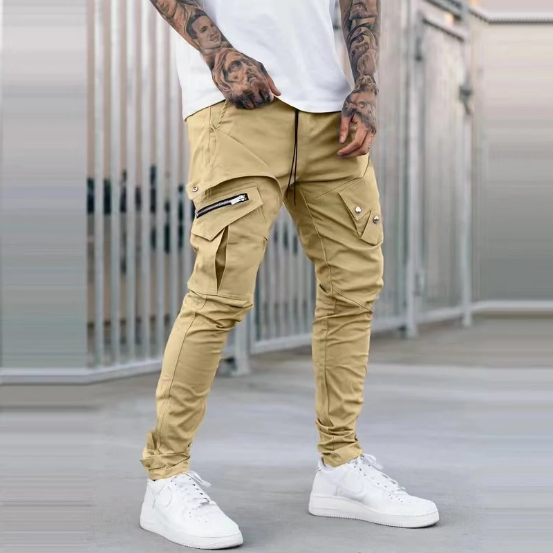 Pantalon Splice High Street Printemps et Automne, pantalon homme tendance pour un style urbain décontracté, confortable et idéal pour toutes occasions.