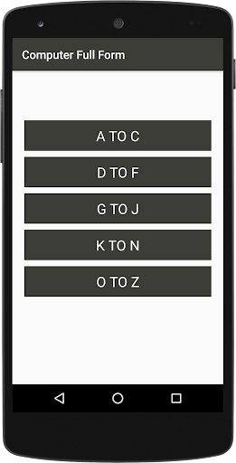 Computer Full Form  A to Z