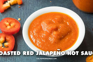 Roasted Red Jalapeno Pepper Hot Sauce Recipe
