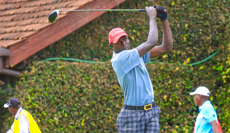 Great Rift Valley Lodge and Golf Resort’s Justus Madoya in previous action