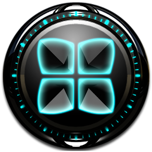 Turquoise Next Launcher theme logo