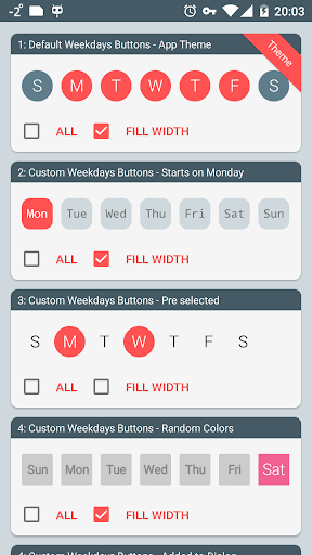 免費下載程式庫與試用程式APP|Material Weekdays Buttons Bar app開箱文|APP開箱王