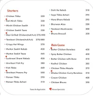 Butter Chicken Factory menu 1