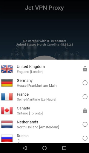 Screenshot VPN Jet - Connectalbe Trustly!