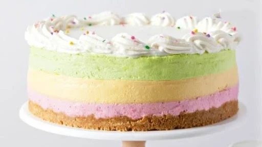 Kiwi Mango Strawberry Cheesecake