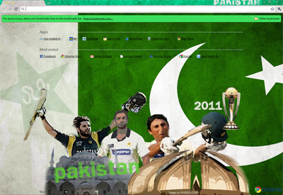 Pakistan Cricket Worldcup 2011 chrome extension