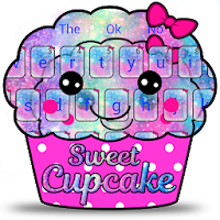 Sweet Galaxy Cupcake Keyboard