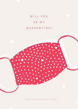 Be My Quarantine - Valentine's Day Card item