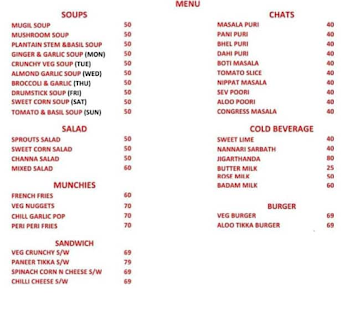 Mugil Soups menu 