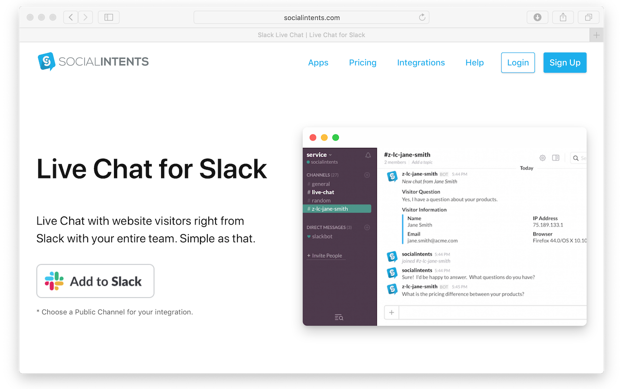 Live Chat for Slack Preview image 3