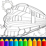 Cover Image of Descargar Juego de trenes: libro para colorear. 12.6.0 APK