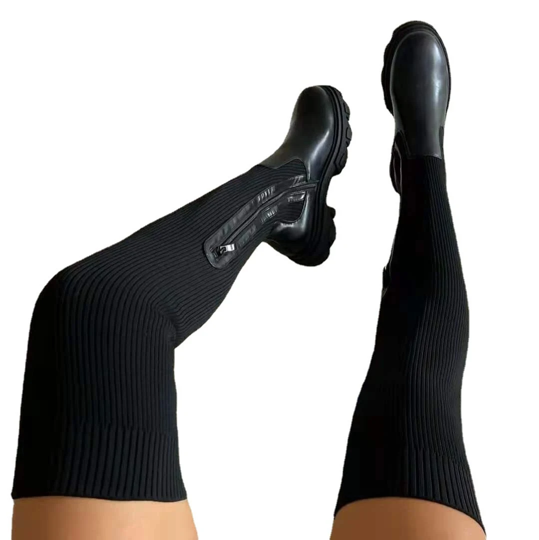 Title 3, Botas femininas over-the-knee de outono e inver...