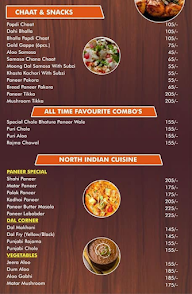 Nagpals Chole Bhature menu 1