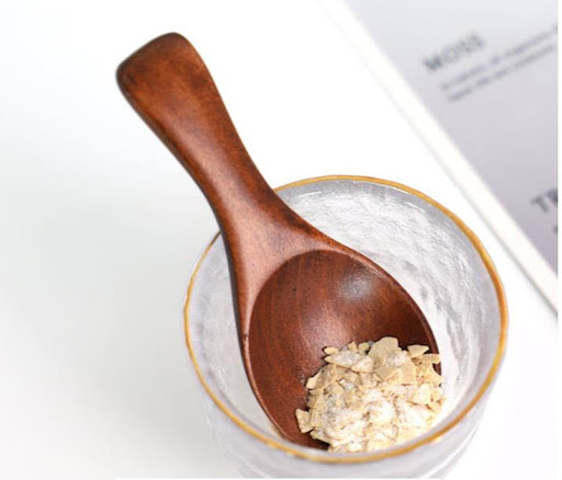 Title 1, Creative cute small wooden spoon, Korean househ...