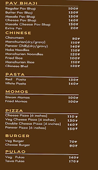 Bombay Town menu 1