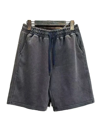 Herren Shorts Einfarbig Distressed - 0