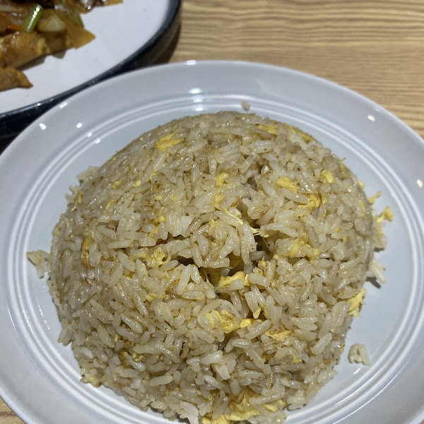 GF DF option for egg fried rice