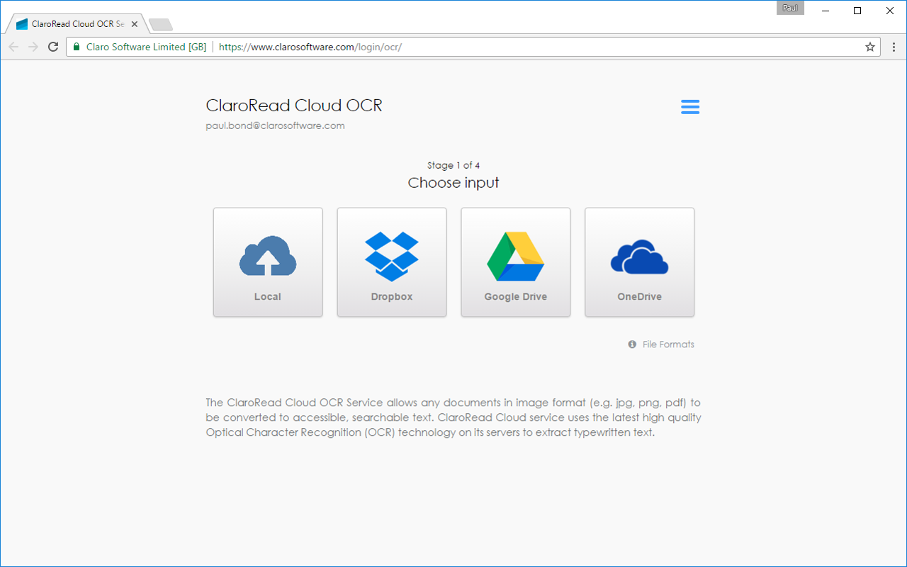 Claro Cloud OCR Preview image 0