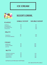 Creme Cafe menu 5