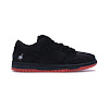 sb dunk low black pigeon