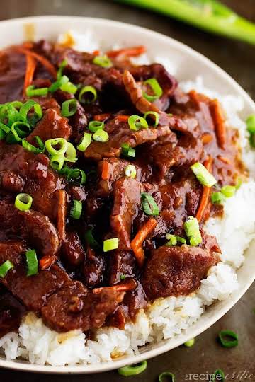 Slow Cooker Mongolian Beef