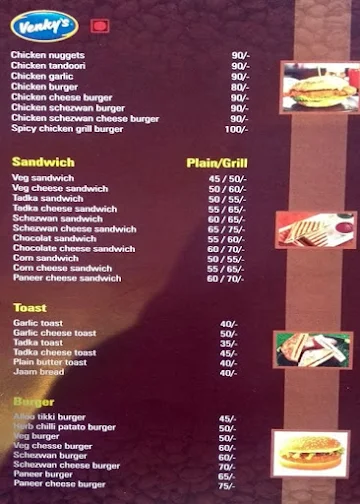 The Grand Cafe menu 