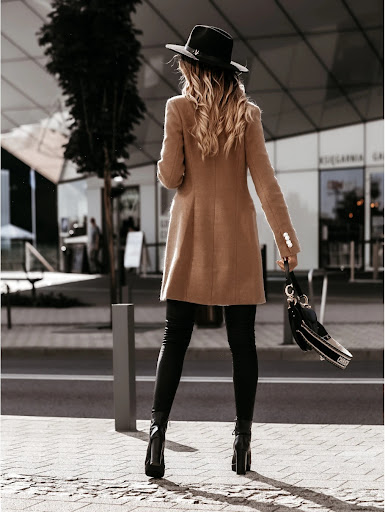 Title 11, Explosive Double-Breasted Woolen Coat, a fashio...
