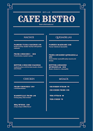 Bistro Cafe menu 1