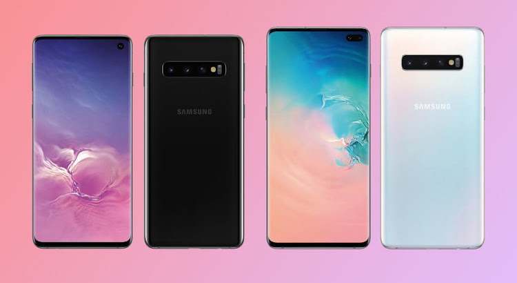 The Samsung Galaxy S10 series.