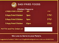 Sagri Fried Food menu 2