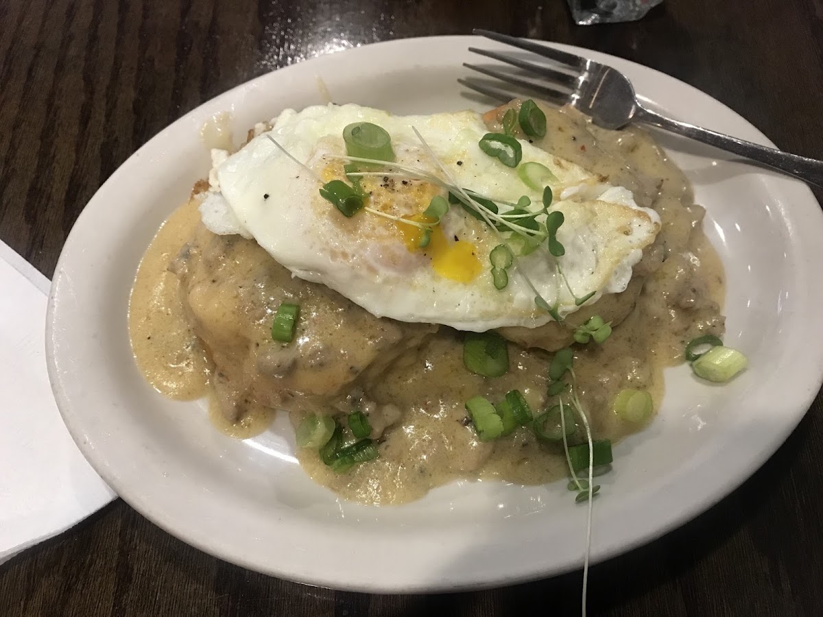 Biscuits and gravy! So so good!