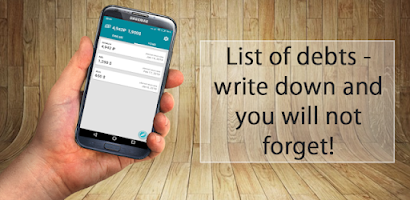 Debts - Your pocket loan manag Screenshot