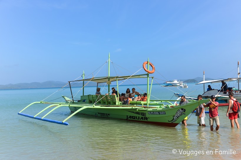 Port Barton, en attente de notre bangka